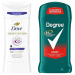Degree & Dove Deodorant Sticks on Sale