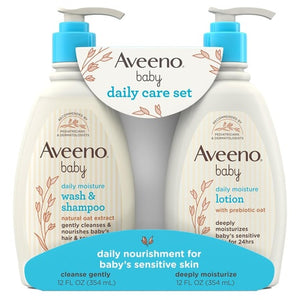 Aveeno Baby Daily Bath & Lotion Care Gift Set