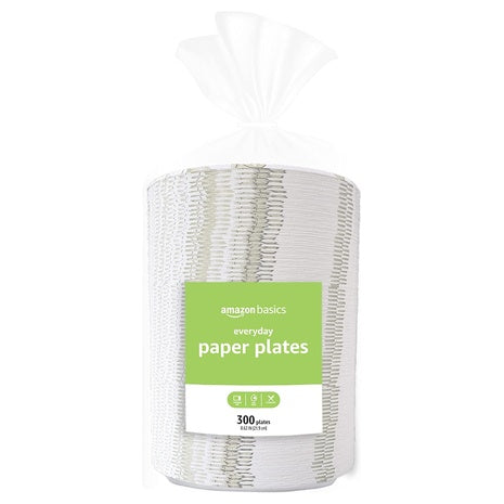 300 Amazon Basics Everyday Paper Plates