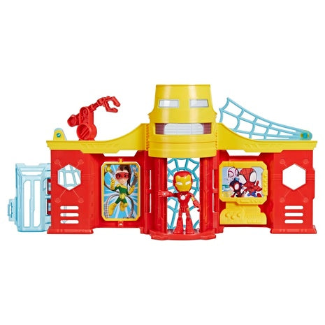 Spidey and his Amazing Friends Stark Tower Playset w/ Iron Man Figure