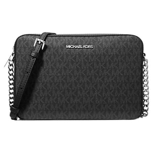 Michael Kors Women's Jet Set Large Logo Crossbody Bag