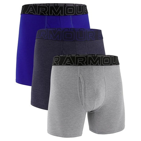 3-Pack Under Armour Men's Performance Solid 6" Boxer Briefs