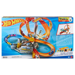 Hot Wheels Spin Storm Track Set with Car (Motorized Booster)