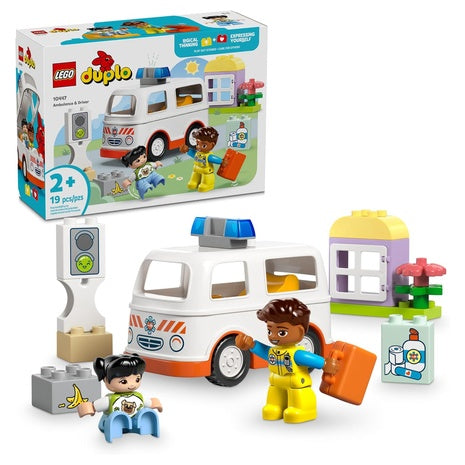 Lego Duplo Town Ambulance & Driver