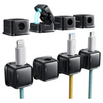 8 Magnetic Cable Organizer Clips