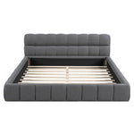 Nestfair MDF Frame Queen Size Upholstered Platform Bed