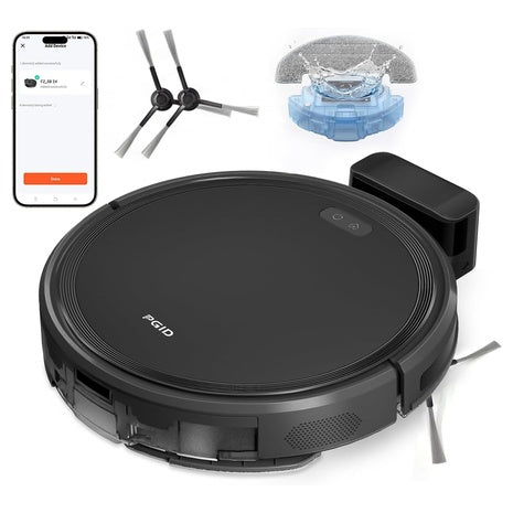 PGID 2-in-1 Robot Vacuum And Mop Combo