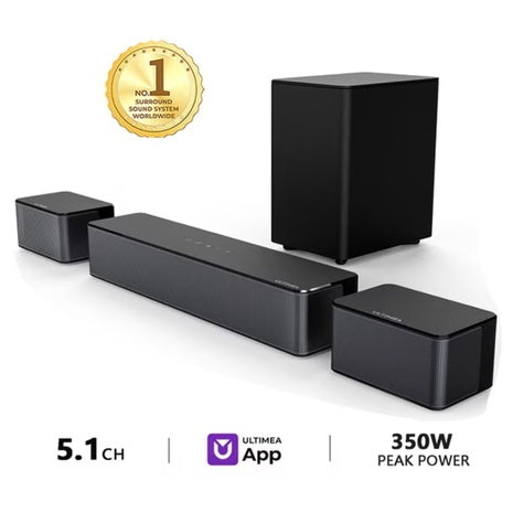 Ultimea Poseidon M3T 5.1-Ch 350W Soundbar Bar