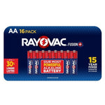16-Pack Rayovac Fusion AA Alkaline Batteries