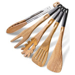 5-Piece Edergoo Wood Cooking Utensils Set