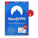 1-Year NordVPN VPN & Cybersecurity Software Subscription (10 Devices)