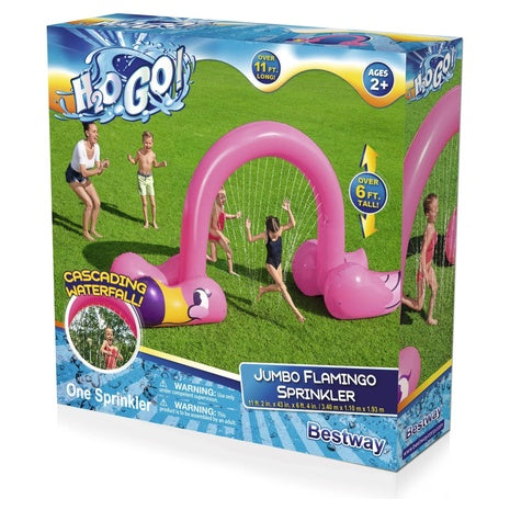 Jumbo Flamingo Inflatable Child Stationary Sprinkler Arch