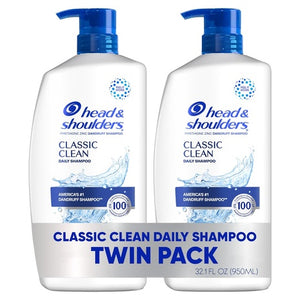 2 Head & Shoulders Classic Clean Dandruff Shampoo