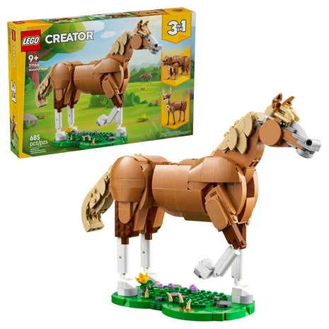 LEGO Creator 3-in-1 Beautiful Horse Building Toy Kit
