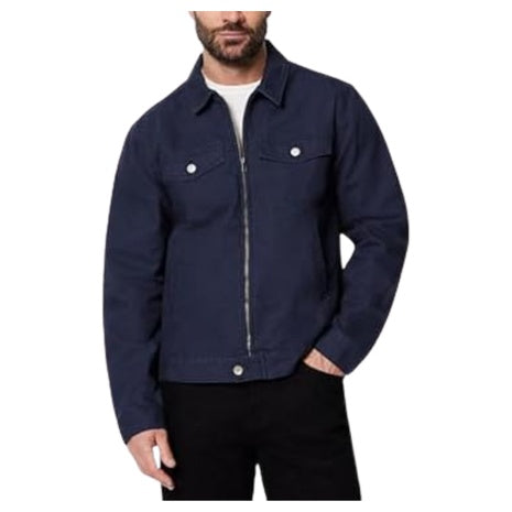 Amazon Essentials Men's Cotton Canvas Trucker Jacket (4 Colors)