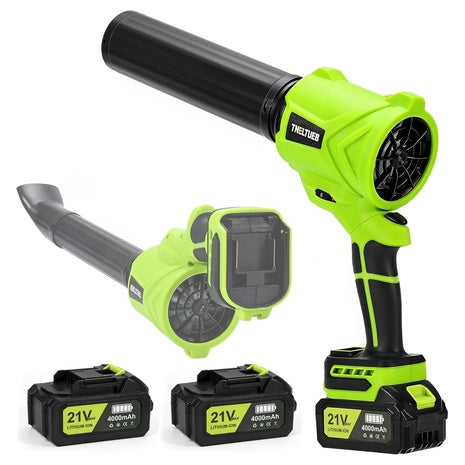 21V 980000 RPM Handheld Cordless Leaf Blower W/ 2 X 4Ah Batteries & Charger