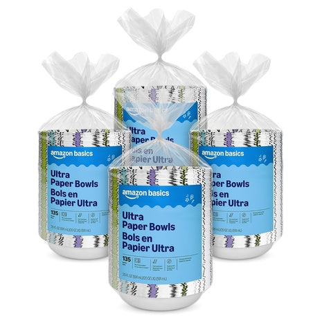 540 Amazon Basics Ultra Paper Bowls