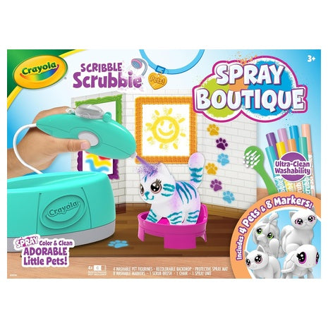 Crayola Scribble Scrubbie Pets Spray Boutique