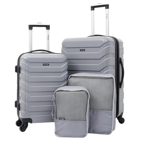 4-Piece Wrangler Miami Luggage And Packing Cubes Set
