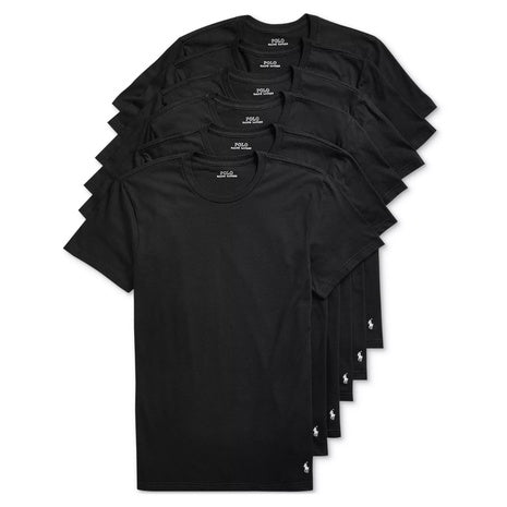 6-Pack Polo Ralph Lauren Men's Classic-Fit Crewneck Undershirts