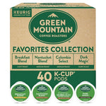 40 Green Mountain Favorites K-Cup Coffee Pods