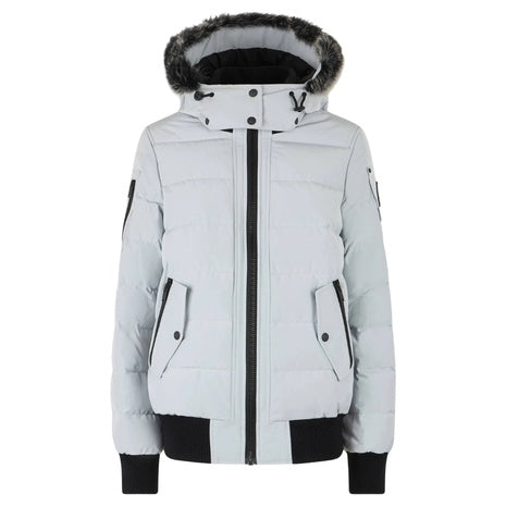 Women's Ladriere Shearling Trim Bomber Jacket