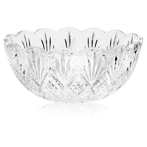 Godinger Dublin Crystal Scalloped Serving Bowl