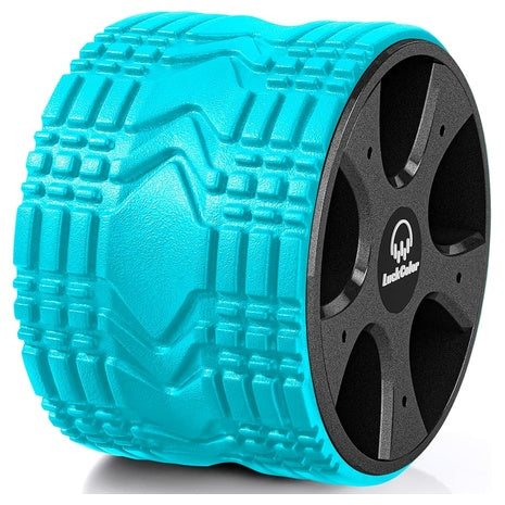 Luckcolor 10'' Back Roller Yoga Wheel (880 lb Capacity)