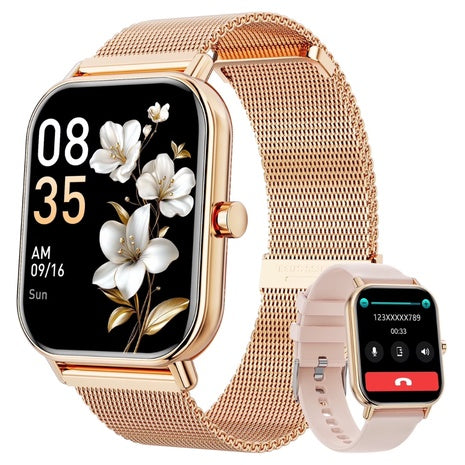 Mingdaln IP68 Waterproof 1.85" Fitness Tracker Smart Watch