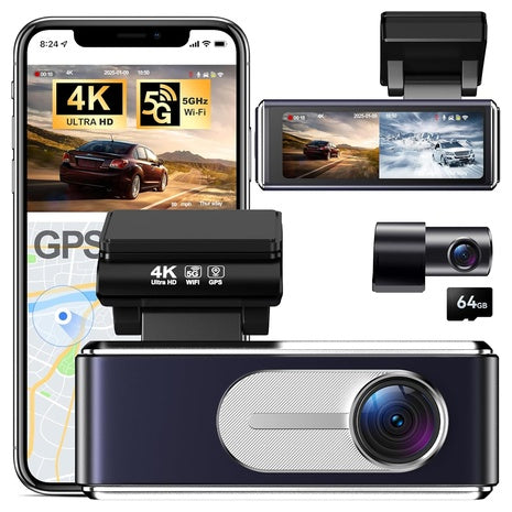 4K Front + Rear Dash Cam