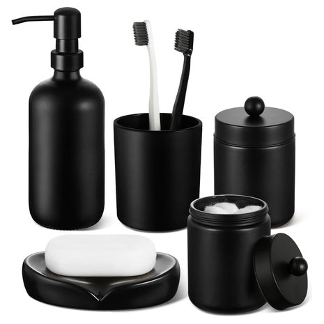 5 Piece Bathroom Accessories Set