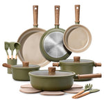 21-Piece Carote Nonstick Ceramic Cookware Set
