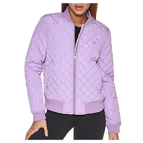 Levi's Women's Diamond Quilted Bomber Jacket With Front Pockets