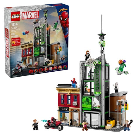 LEGO Marvel Spider-Man Vs Oscorp Building Set