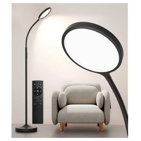 Super Bright Dimmable LED Floor Lamp With Remote Push Button