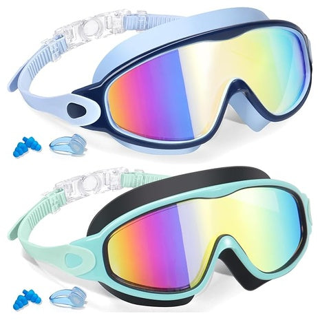 2 Kids Swim Goggles (6 Colors)