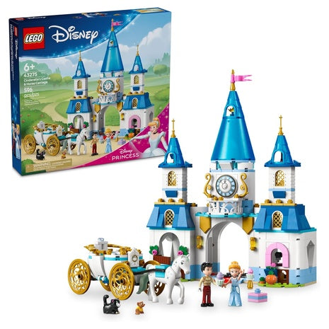 LEGO Disney Princess Cinderella's Castle & Horse Carriage Playset