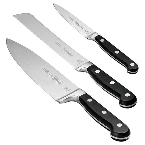 3 Tramontina Pro Series Forged Kitchen Knives