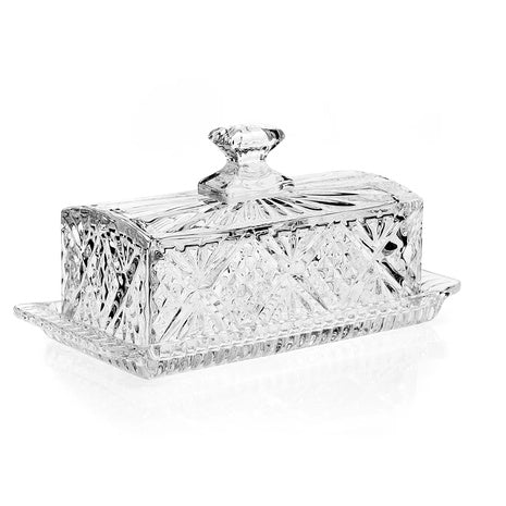 Godinger Dublin Crystal Butter Dish