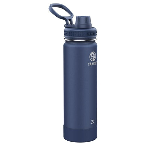 22 oz Takeya Actives Water Bottle With Spout Lid
