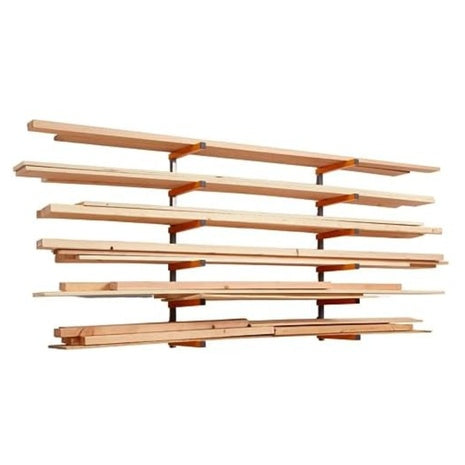 Bora Wood Organizer & Lumber Storage Metal Rack
