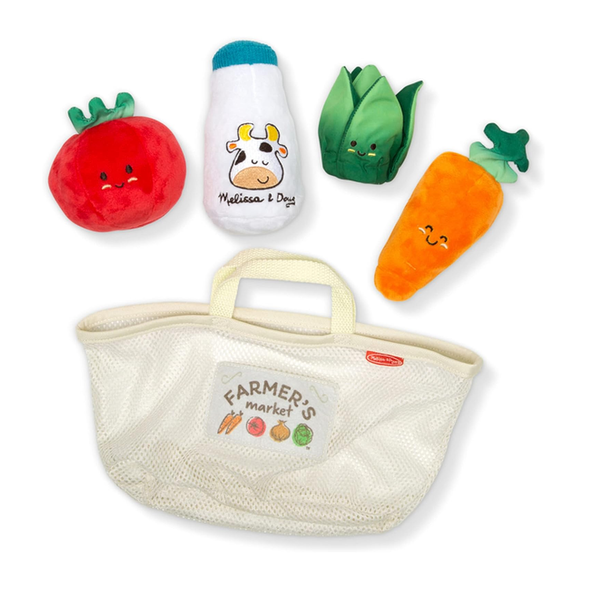 Melissa & Doug Fill & Spill Market Basket: Infant Sensory Toy Pack with 5 Fun Pieces