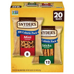 20 Snyder's of Hanover Variety Pack Pretzels (OU-D)