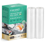 2 Rolls Vacuum Sealer Bags (8’ x 20’)