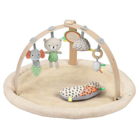 Ingenuity Every Season Plush Lambswool Baby Play Gym And Play Mat
