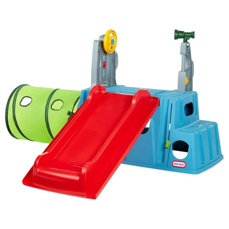 Little Tikes Easy Store Slide & Explore, Indoor Outdoor Climber Playset