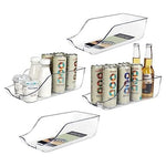 4 Refrigerator Organizer Bins