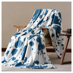 Print Fleece Throw Blanket (2 Colors)