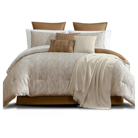 14-Piece Rito Jacquard Woven Queen Comforter Set