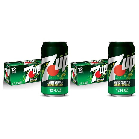 24 Cans 7-Up Zero Sugar